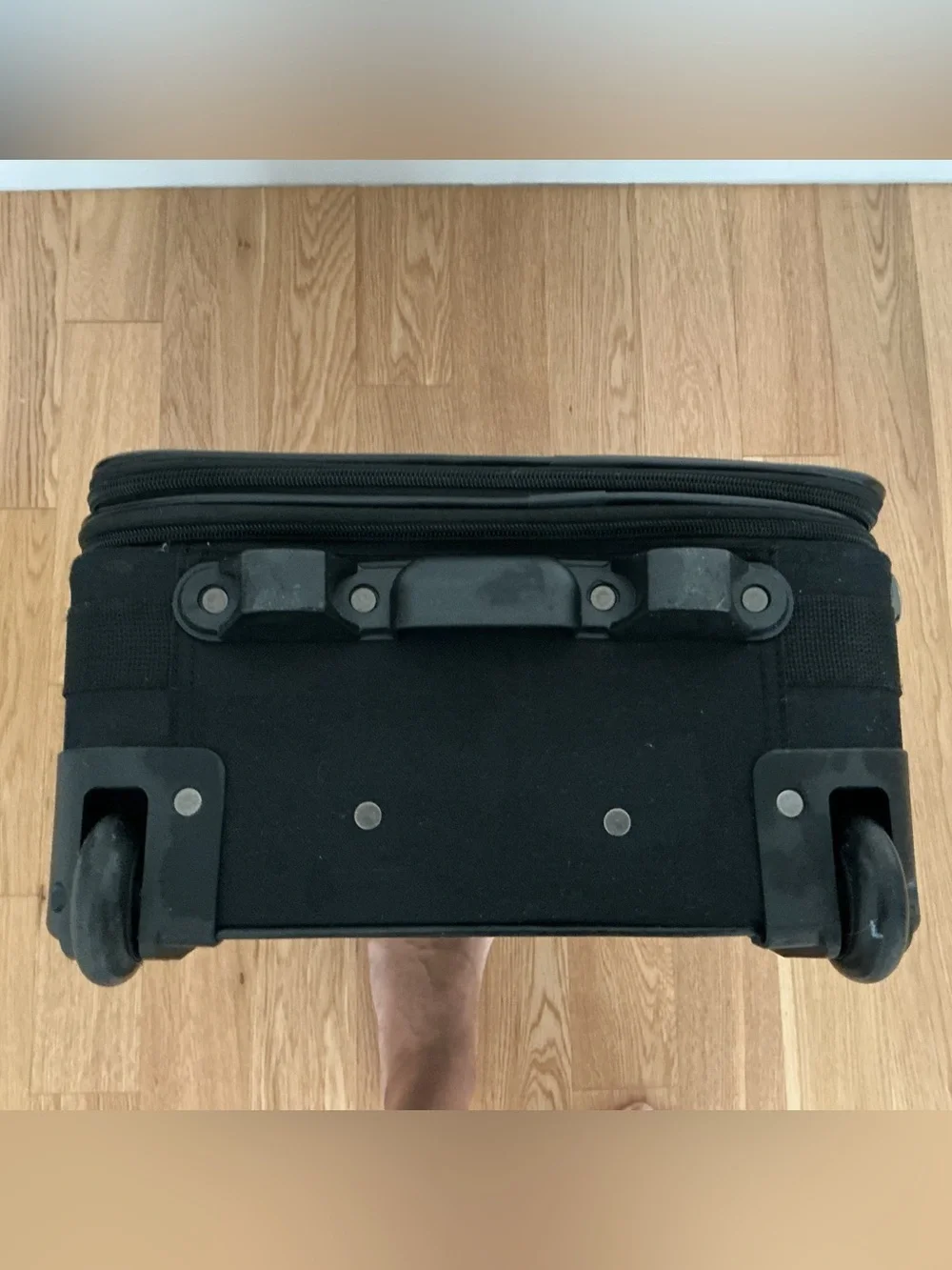 Black Travel Carry-On Suitcase 2 Wheel